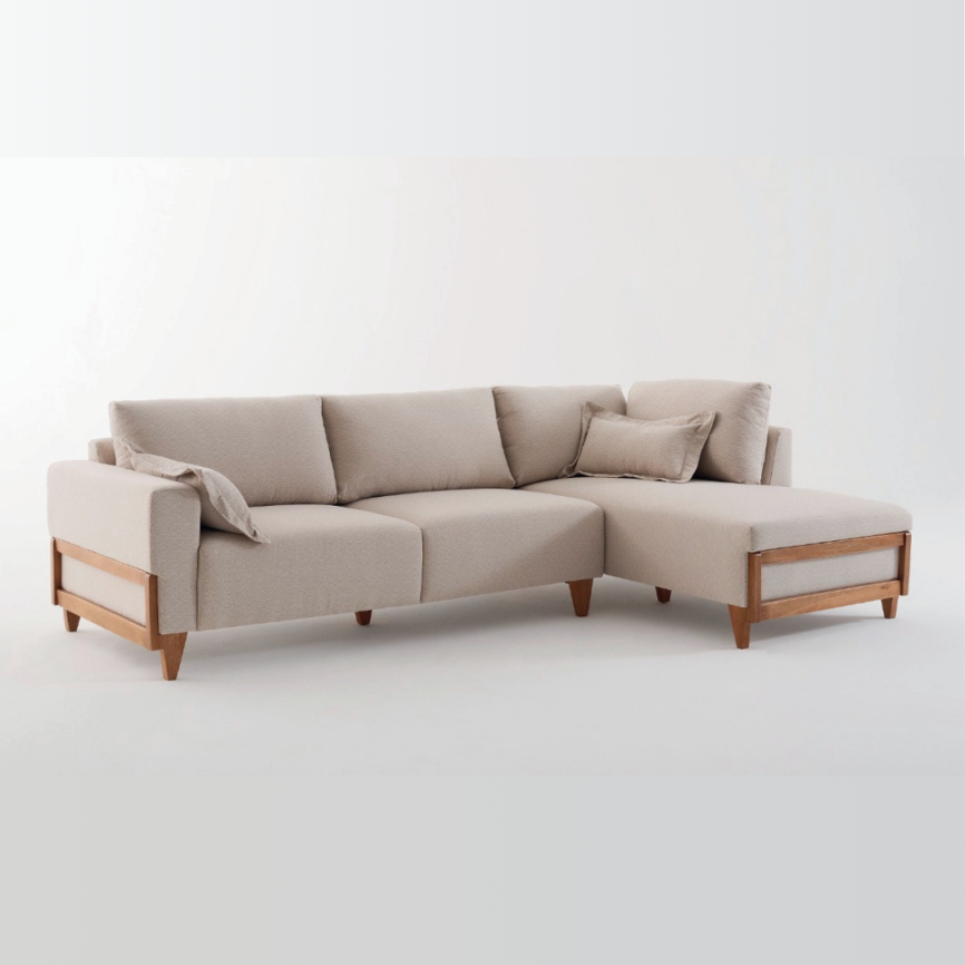 Sofá Fixo Dublin com chaise